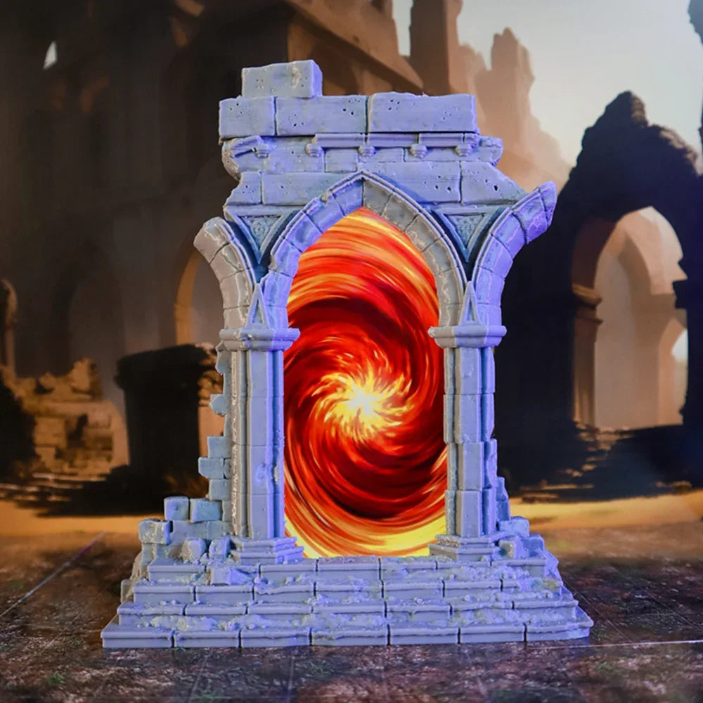 Ruined Archway Portal Insert PHONE for Magical Magic Animated Video Effects Tabletop Terrain RPG