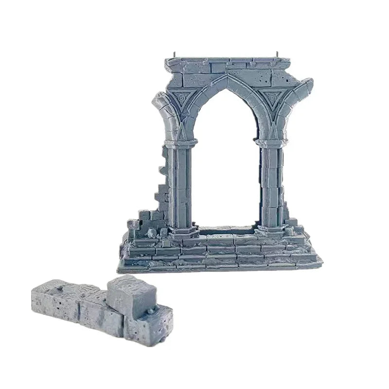 Ruined Archway Portal Insert PHONE for Magical Magic Animated Video Effects Tabletop Terrain RPG